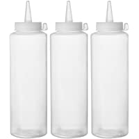 HENDI Juegos de botes dispensadores - Transparente - 0.2 L - ø50x(H)185 mm